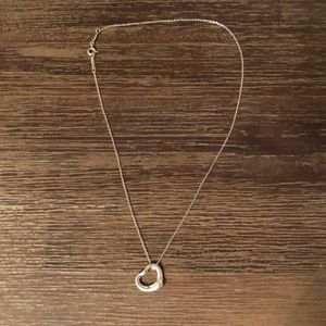 Open heart pendent authentic Tiffany